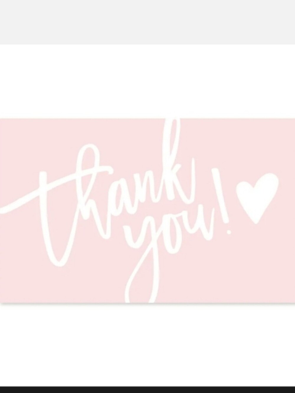30 "Thank You" Cards, NIP